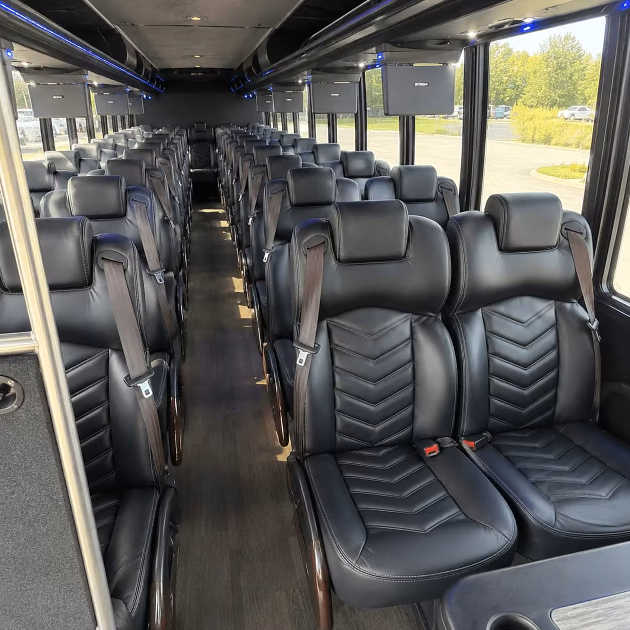 35 passenger minibus interior