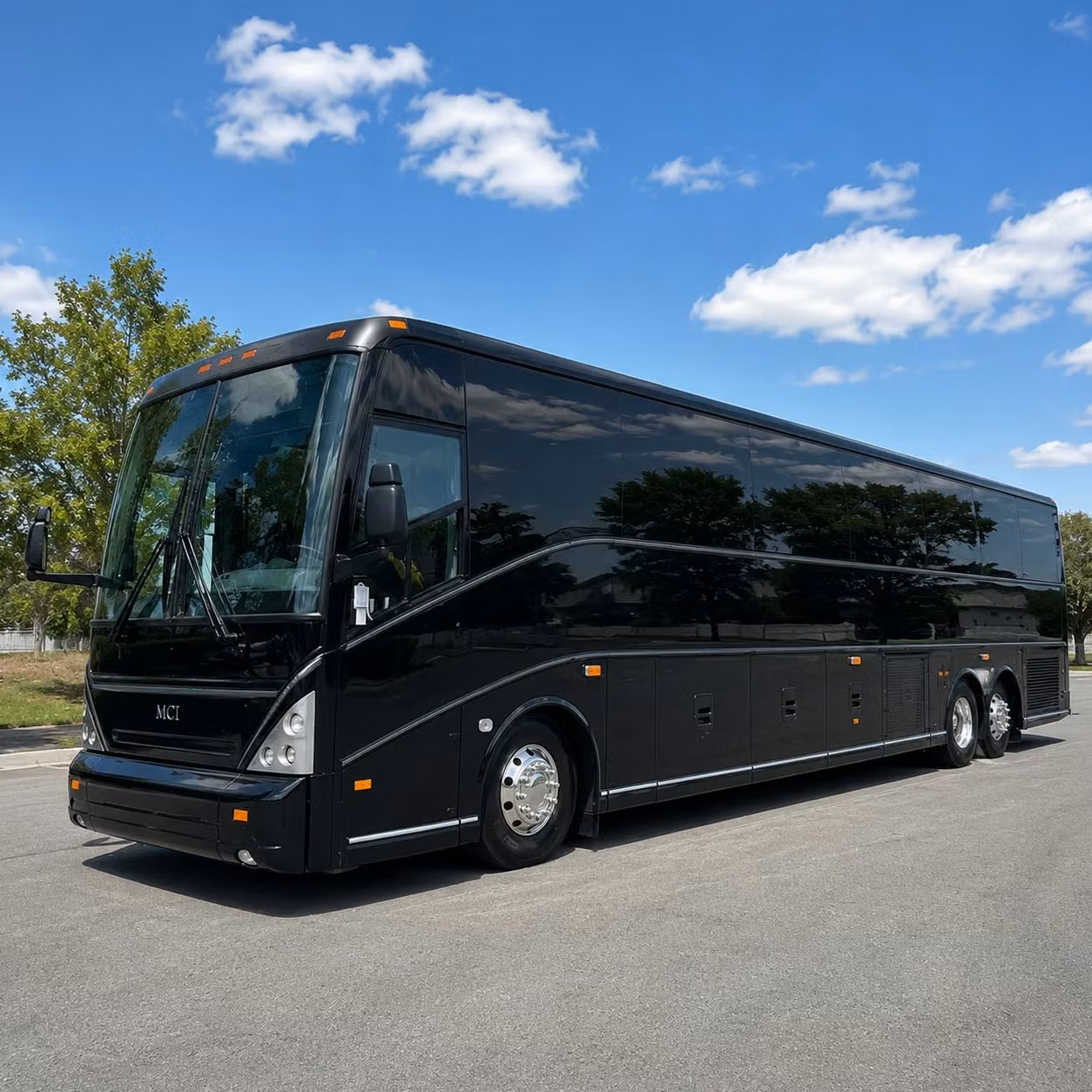 56 passenger charter bus